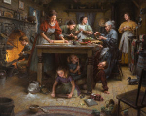 Family Traditions- WINNER OF THE MASTER'S OF THE AMERICAN WEST PURCHASE AWARD (that means the Museum acquired the painting for its permanent collection)Autry Museum Feb 1,2014